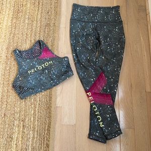 Peloton x WITH size medium set bra and leggings